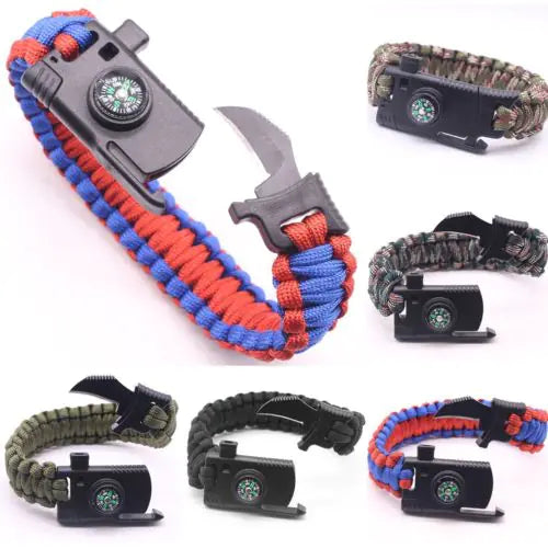 Paracord Bracelet Knife for Survival and Adventure