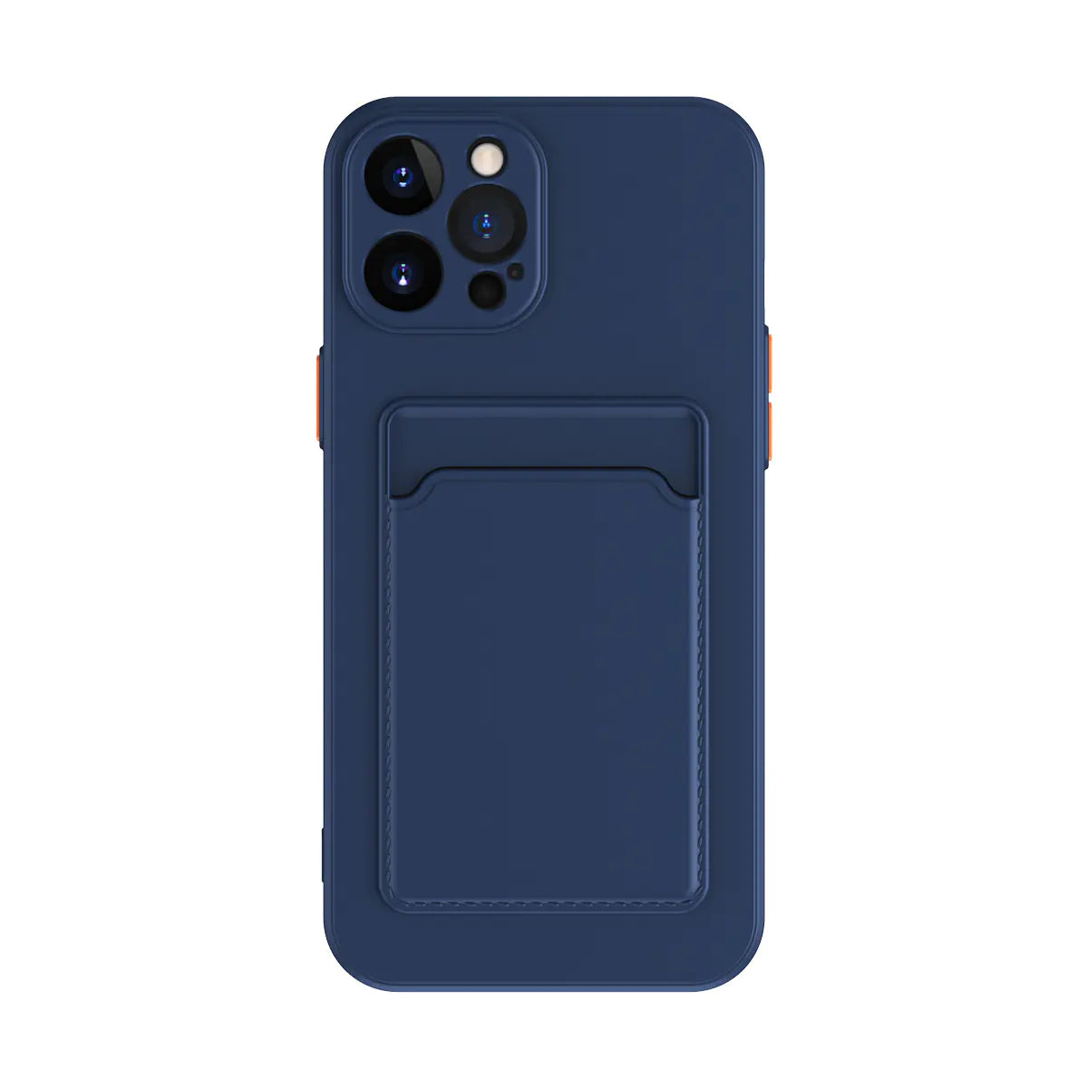 Simple Solid Color Liquid Silicone Phone Case