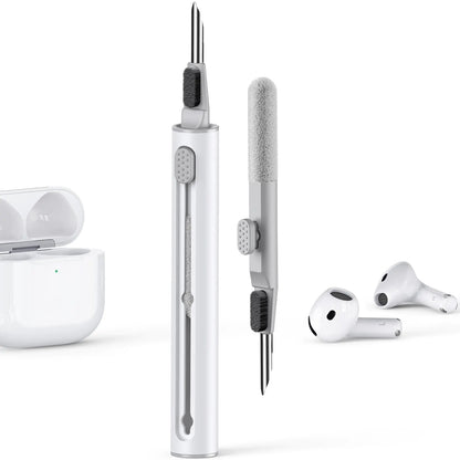 Earphones Case Cleaner 3-in-1 Cleaning Pen Tools (White)