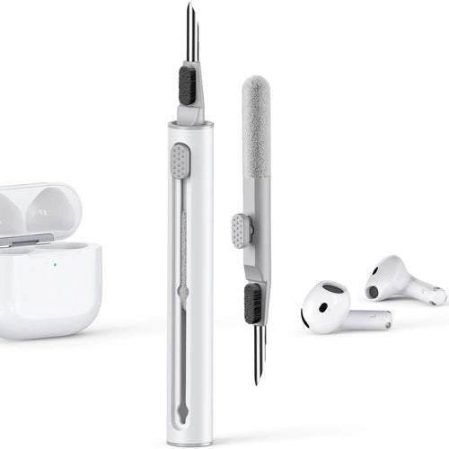 Earphones Case Cleaner 3-in-1 Cleaning Pen Tools (White)